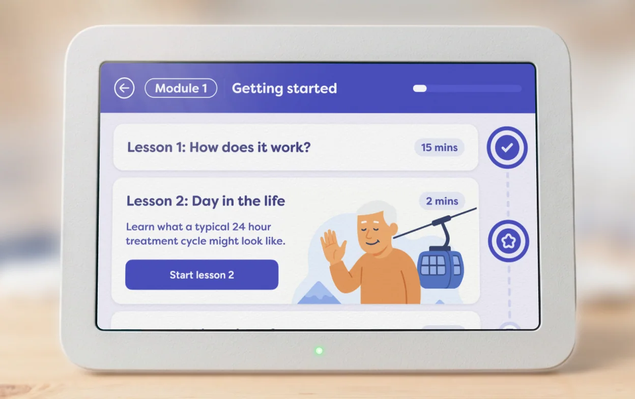 A patient education platform project preview